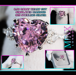 Pink Heart Cut Diamond Engagement Ring
