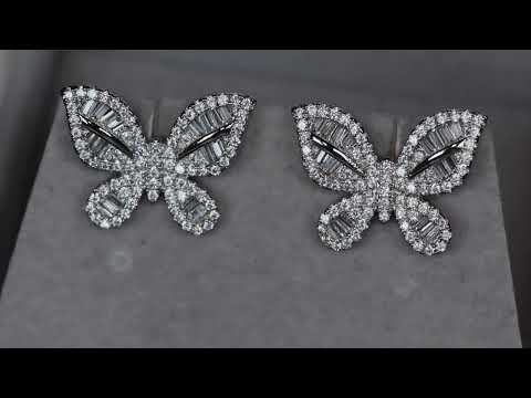 
            
                Load and play video in Gallery viewer, Butterfly Earrings | Diamond Butterfly Earrings | Butterfly Ear Studs
            
        
