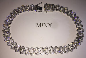mens diamond necklace, cuban link chain