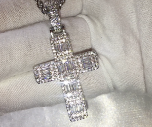 big iced out cross chain