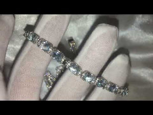 
            
                Load and play video in Gallery viewer, Womens Bracelet | Tennis Bracelet | Blue Diamond Bracelet | Diamond Bracelet | Bracelets | Aquamarine Diamond Bracelet | Silver Bracelet
            
        