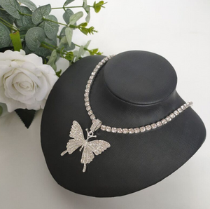 Butterfly Necklace | Butterfly Necklace with Diamonds