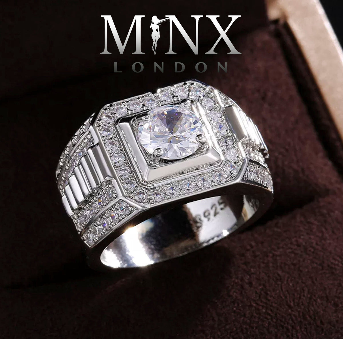 Mens rings deals iced out