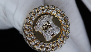 Gold Jesus Ring