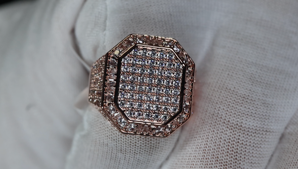 Rose Gold Baguette Ring