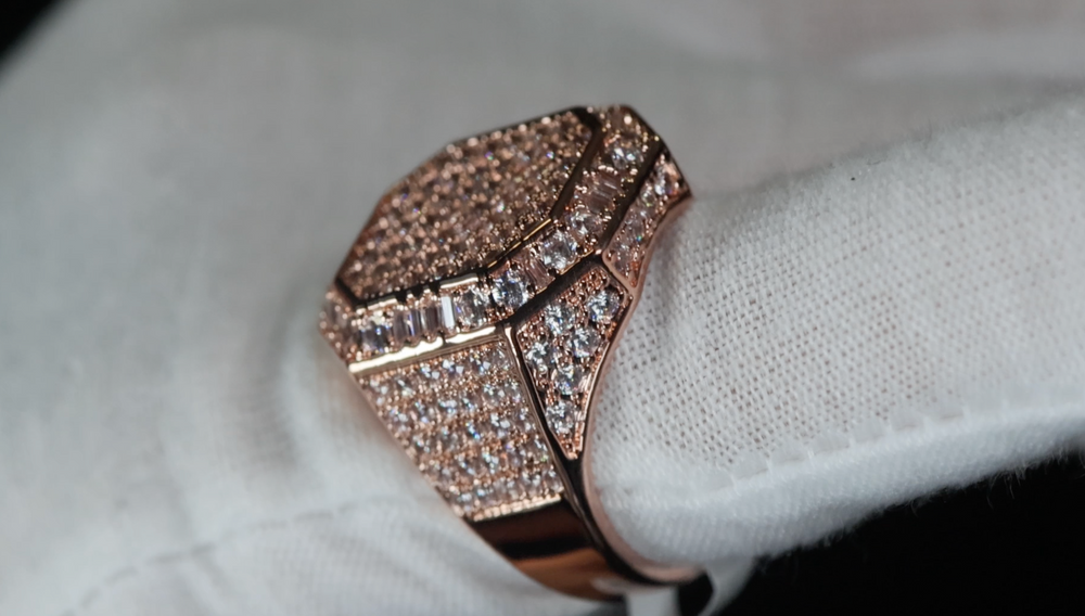 Rose Gold Baguette Ring