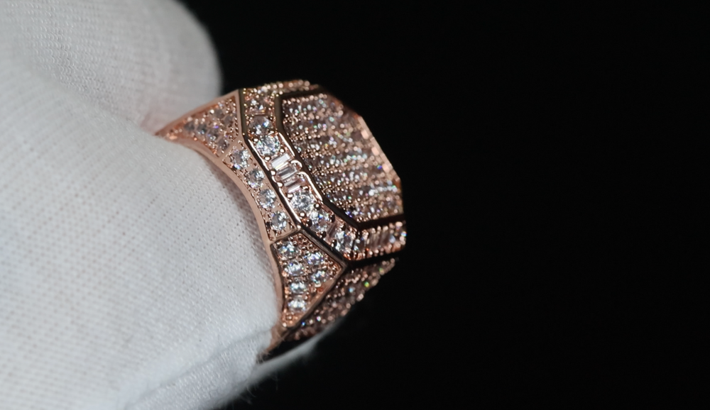 Rose Gold Baguette Ring