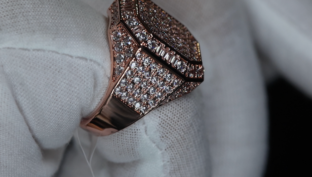 Rose Gold Baguette Ring