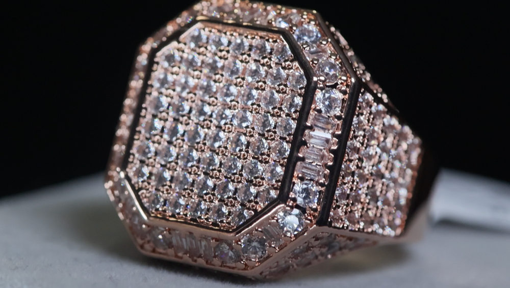 Rose Gold Baguette Ring