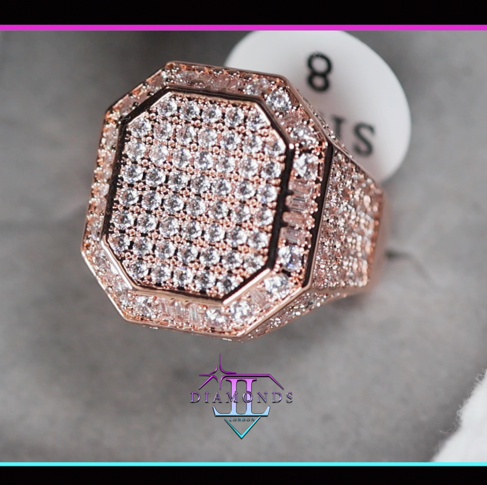 Rose Gold Baguette Ring