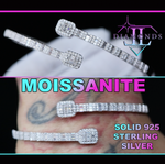 Moissanite Diamond Bangle