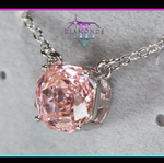 Peach Diamond Pendant