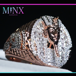 Rose Gold Hip Hop Ring