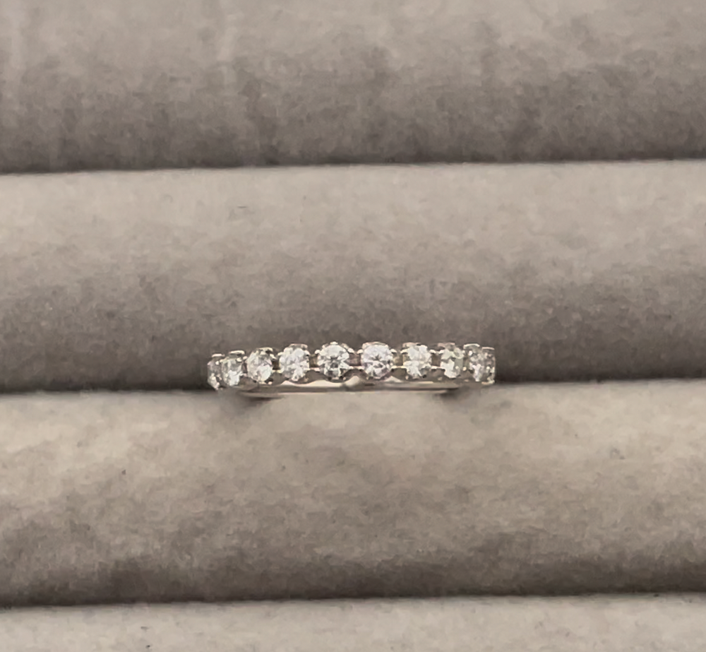 
            
                Load image into Gallery viewer, womens lab diamond wedding band
            
        