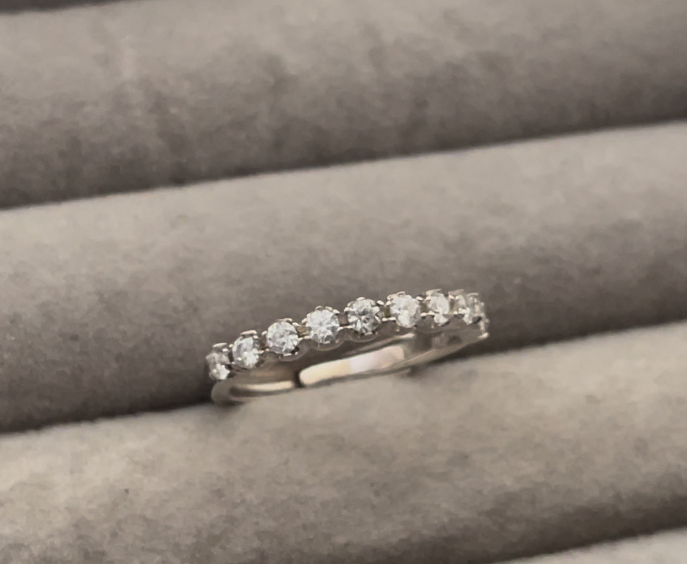 
            
                Load image into Gallery viewer, womens lab grown diamond wedding band
            
        