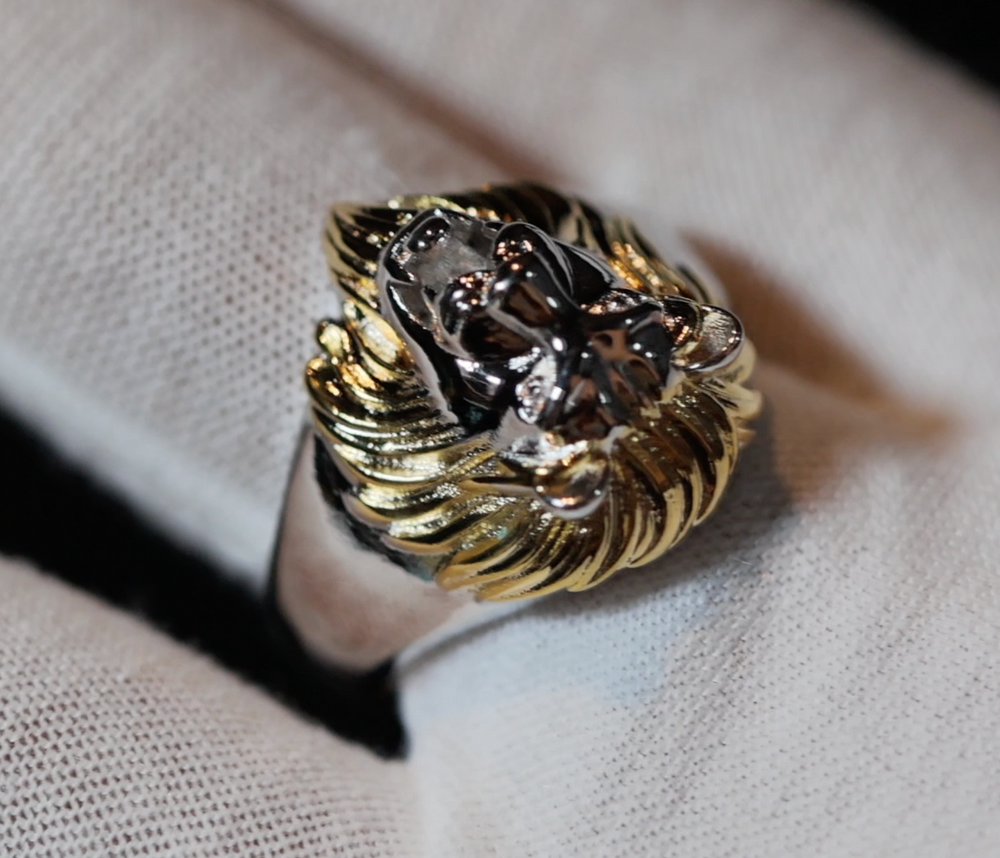 Lion Ring | Silver Lion Ring | Leo ring | Lion rings | Lion Face Ring | Sphinx ring