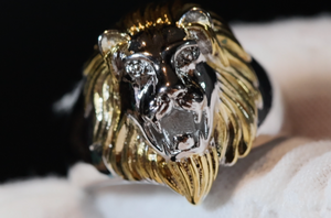 Lion Ring | Silver Lion Ring | Leo ring | Lion rings | Lion Face Ring | Sphinx ring