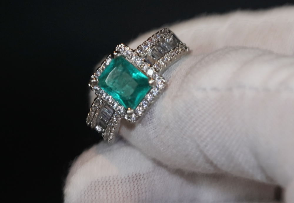 Aquamarine Ring | Aquamarine Engagement Ring | Blue Diamond Ring | Tourmaline Ring