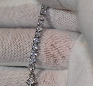 Womens Green Gemstone Bracelet | Green Diamond Bracelet
