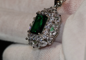 Green Diamond Pendant