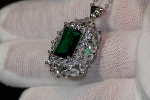 Green Diamond Pendant