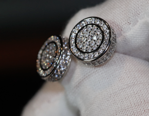 Womens Diamond Ear Studs | Mens Diamond Ear Studs | Ear Studs | Iced Out Ear Studs