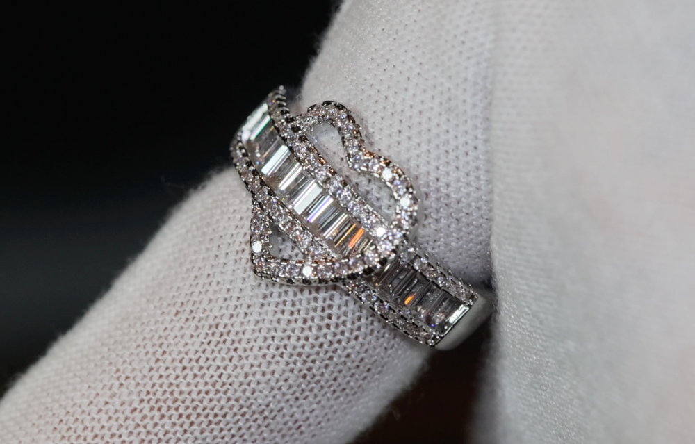 Heart Ring | Womens Heart Ring | Engagement Ring | Heart Shape Ring | Ring for Girlfriend | Love Ring | Halo ring | Diamond Heart Ring