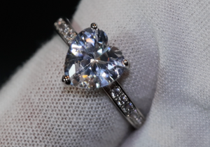 Heart Ring | Heart Shaped Ring | Heart Shape Ring | Diamond Heart Ring
