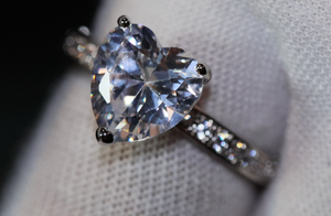 Heart Ring | Heart Shaped Ring | Heart Shape Ring | Diamond Heart Ring
