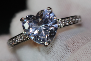 Heart Ring | Heart Shaped Ring | Heart Shape Ring | Diamond Heart Ring