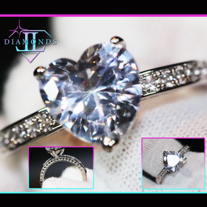 Heart Engagement Ring