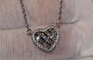 Diamond Heart Necklace | Heart Pendant