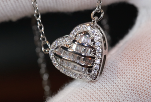 Diamond Heart Necklace | Heart Pendant