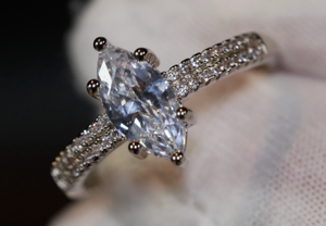 Marquise Ring | Promise Ring | Marquise Diamond Engagement Ring