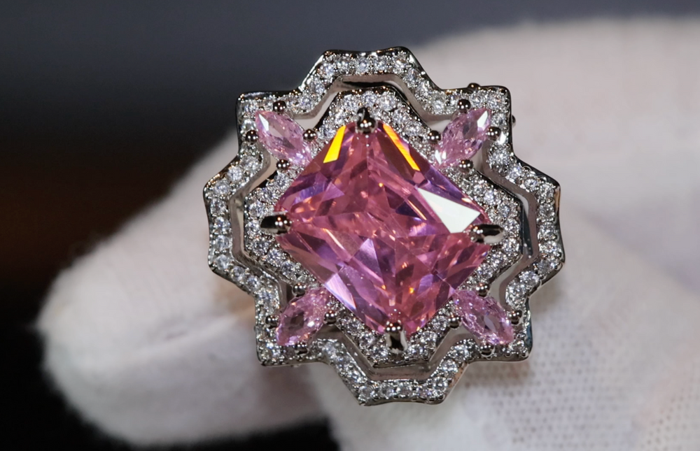 Pink Diamond Ring