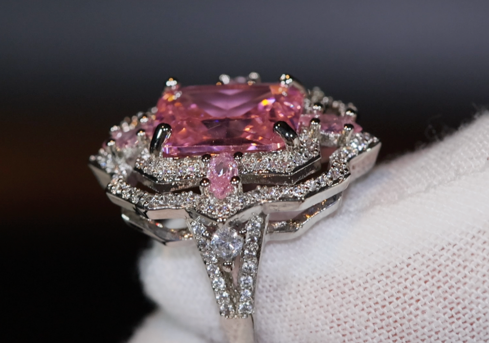 Pink Diamond Ring