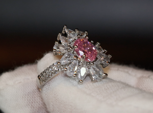 Pink Diamond Ring