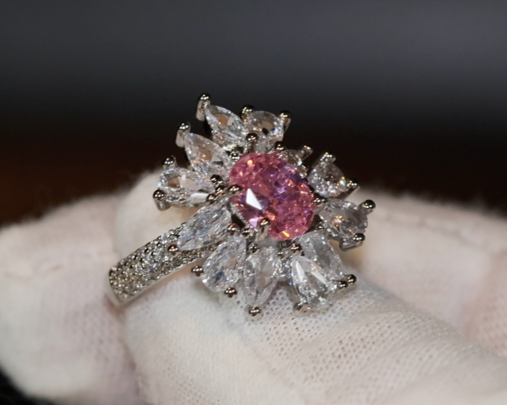 Pink Diamond Ring