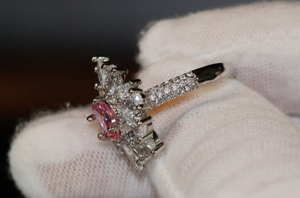 Pink Diamond Ring