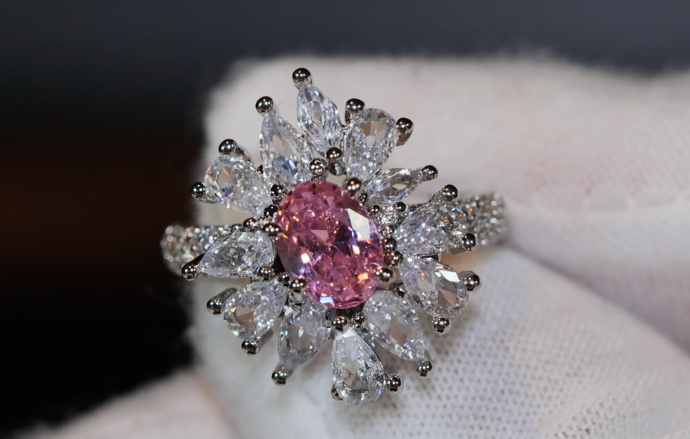 Pink Diamond Ring