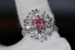 Pink Diamond Ring