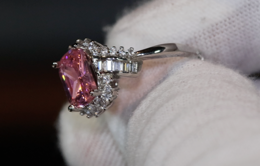 Pink Diamond Ring