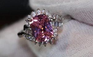 Pink Diamond Ring