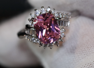 Pink Diamond Ring