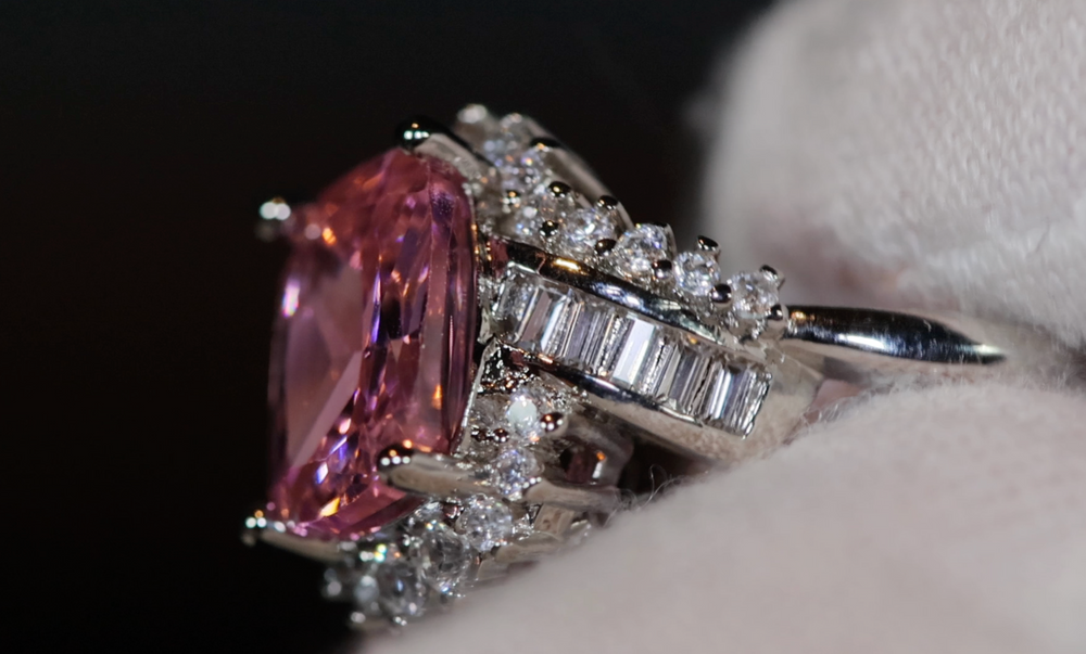 Pink Diamond Ring