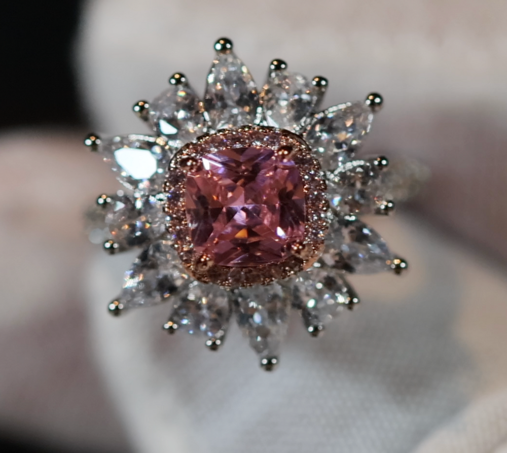 Pink Diamond Ring