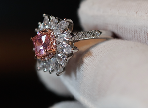 Pink Diamond Ring