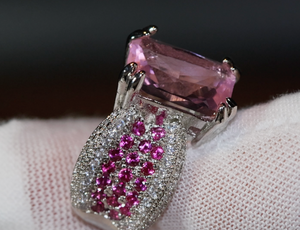 Pink Diamond Ring | Womens Engagement Ring | Engagement Rings