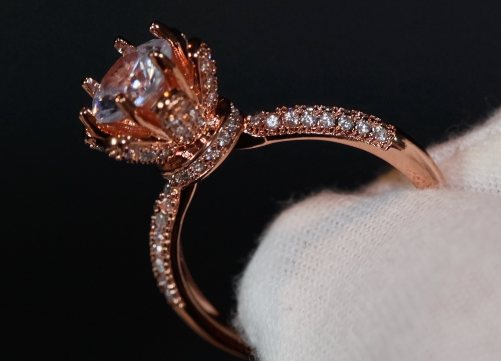 Rose Gold Engagement Ring | Diamond Engagement Ring | Rose Gold Ring | Engagement Ring | Rose Gold Wedding Ring