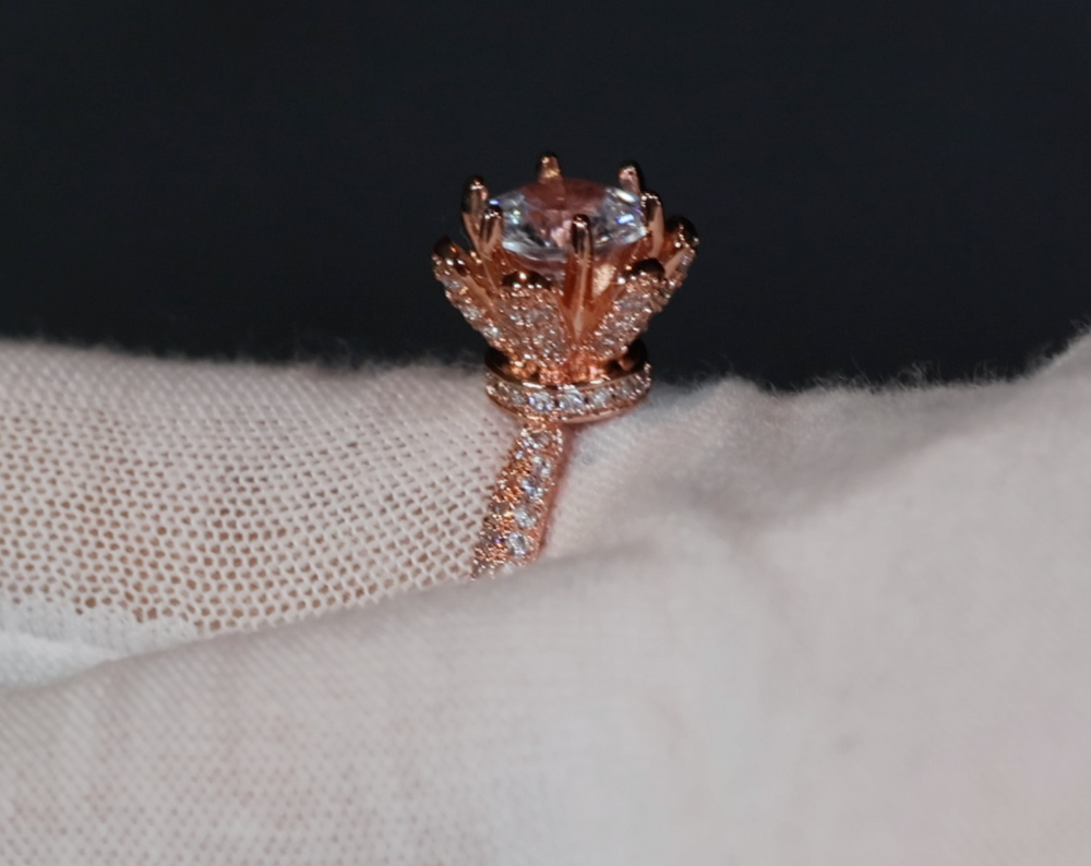 Rose Gold Engagement Ring | Diamond Engagement Ring | Rose Gold Ring | Engagement Ring | Rose Gold Wedding Ring